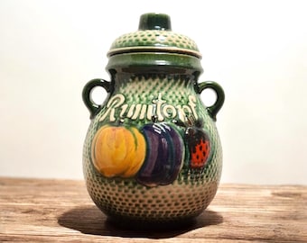 Vintage Traditional Rumtopf I West Germany I Scheurich Keramik 821 - 32 I Ceramics - Kitchen - Decorative