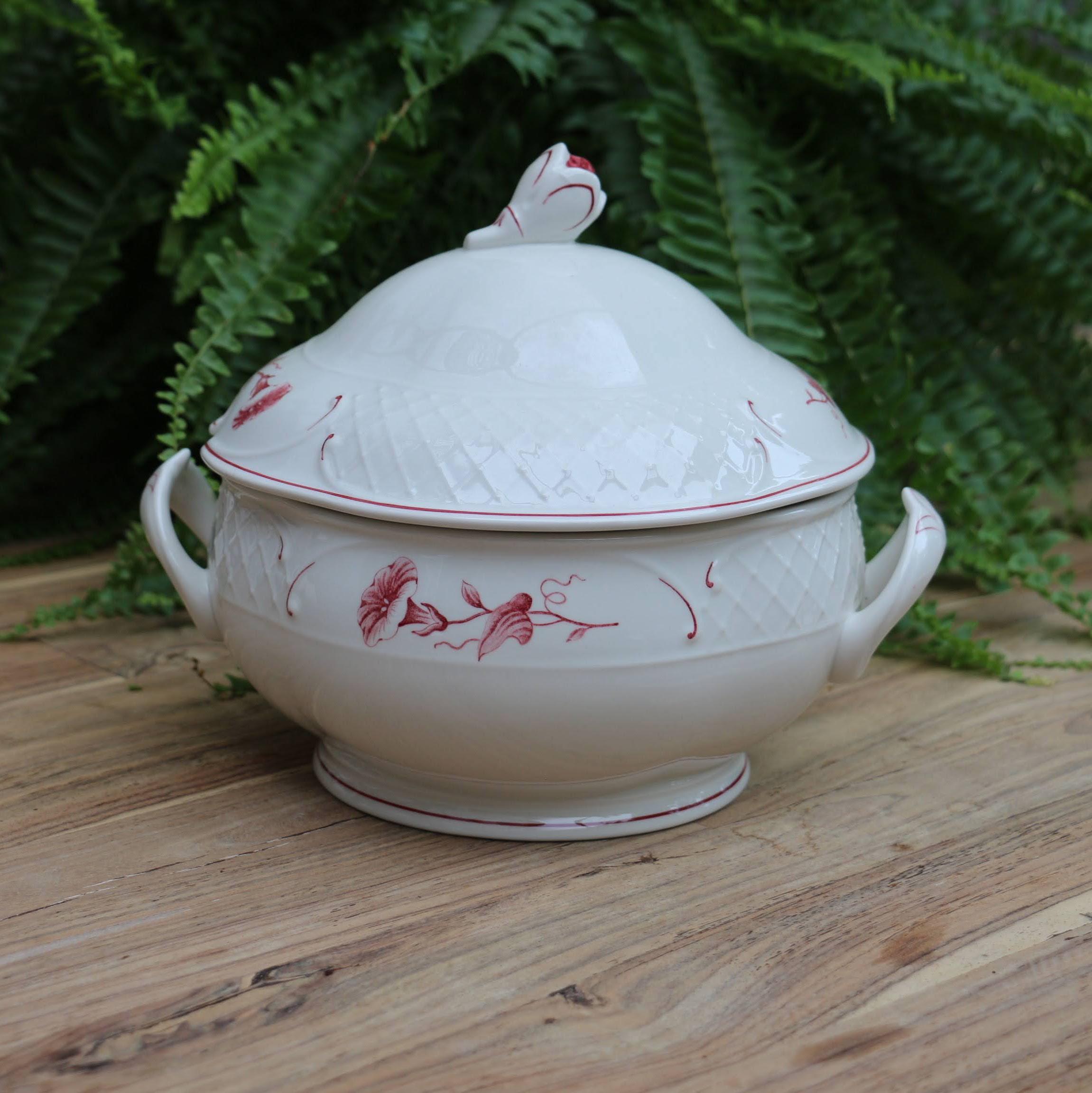 Bol à Soupe Villeroy & Boch Virginia – Jaune à Fleurs – Occasion (parfait)