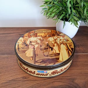 Bocal à biscuits vintage - Boîte en fer blanc - Bahlsen - Gâteaux et biscuits - Collection