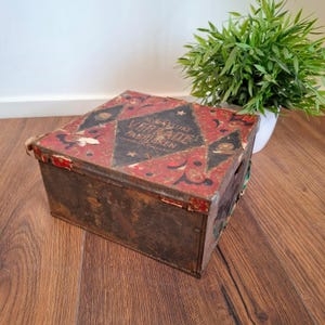 Antique Verkade Biscuit Tin - Nostalgia - Collecting - Zaandam / Holland - Decoration