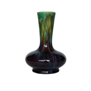 Vintage flamed Vase - Pottery Art - Vase -