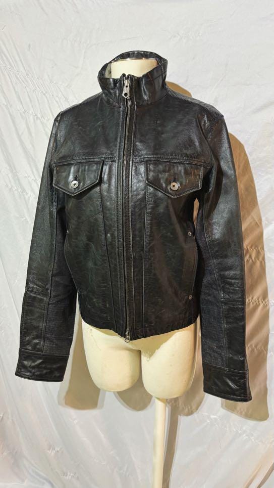 Vintage Gap Leather Jacket Women's - Etsy