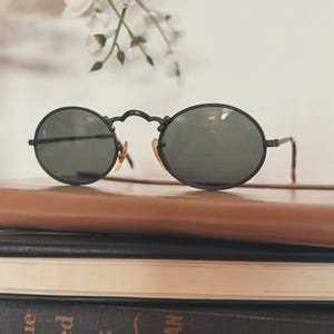 Junior Gaultier Gold Tone Sunglasses with Black Case, Vintage VTG JEAN PAUL GAULTIER 56 0174 GOLD & SILVER COLLECTOR ITEM  main image 3