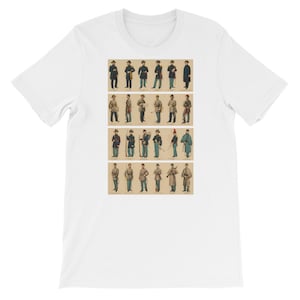 American Civil War Shirt- Vintage Troop & Officer Uniform Guide Military T-Shirt