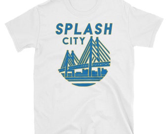 Bay Bridge Bay Area Splash City Basketball Playoffs Short-Sleeve Unisex T-Shirt