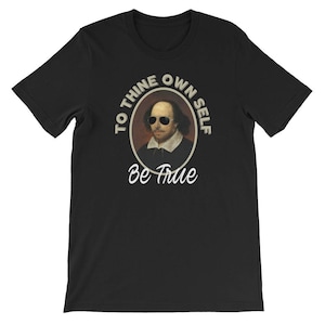 Vintage William Shakespeare Quote Short-Sleeve Unisex T-Shirt