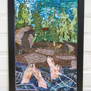 Map Poster: Transport, Camping and tent