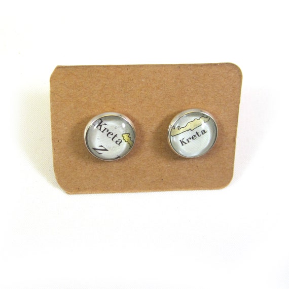 Personalized Map earrings - South Europe variations