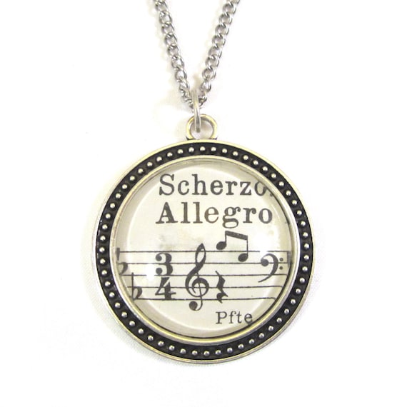 Necklace -  music variations 30 mm