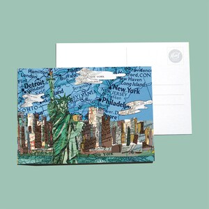 Cartes postales du monde - Monuments américains