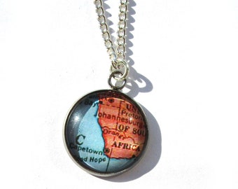 Map necklaces - Africa variatons 20 mm
