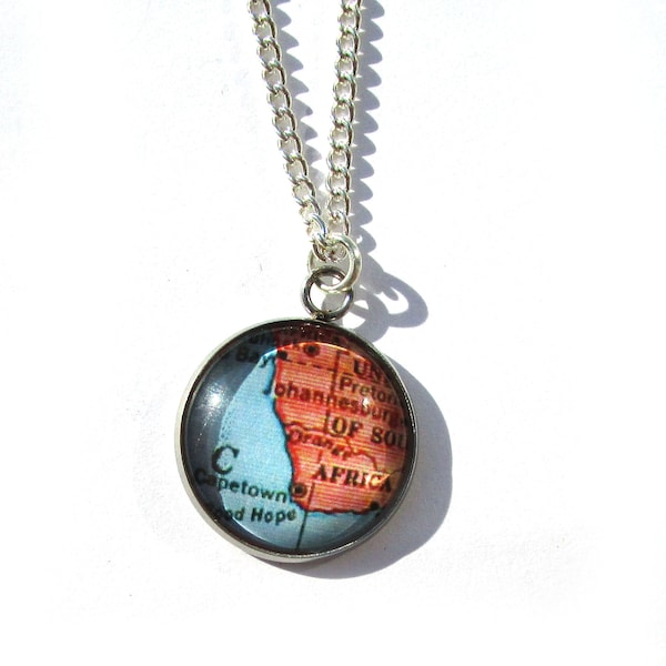 Map necklaces - Africa variatons 20 mm