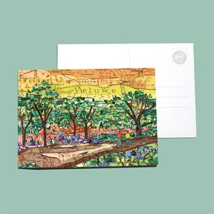 World map postcards - Gelderland, veluwe series