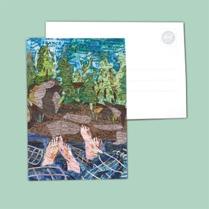 Cartes postales du monde - Série Camping
