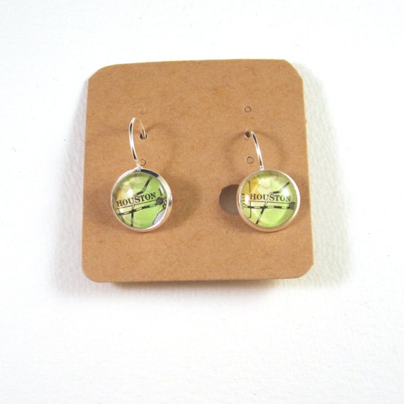 Personalized Map earrings - North America variations
