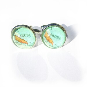Map Cufflinks - South America