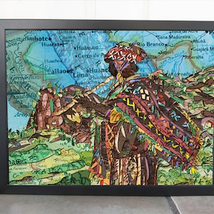 Map poster: Latin America variations