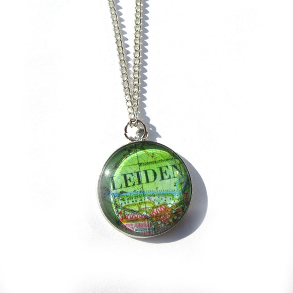 Map necklaces - Netherlands variations 20 mm