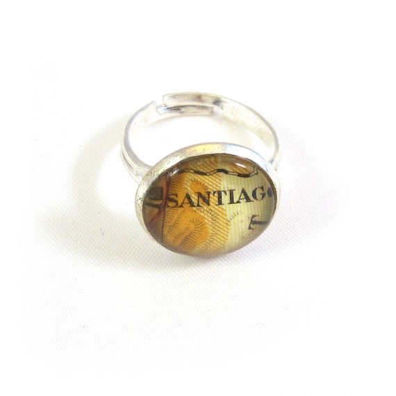 Personalized Map Ring - Latin America variations