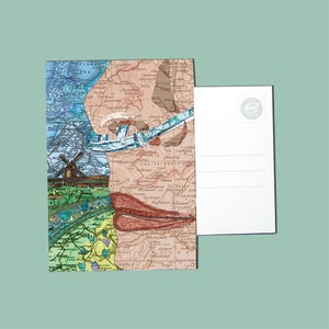 Lung postcards: supporting the Dutch lung foundation.