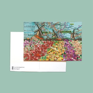 Cartes postales de la carte du monde - Zaanstreek