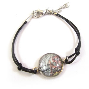 Personalized World map bracelet - Holland variations