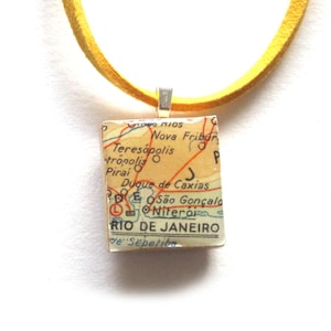 Scrabble tile necklace - Latin America variations