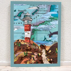 World map poster - Spain and portugal