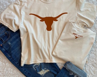 UT Women’s Boxy Crop  Tee with Embrace The Hate