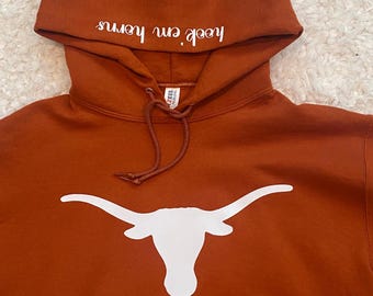 Texas Large Longhorn Hoodie