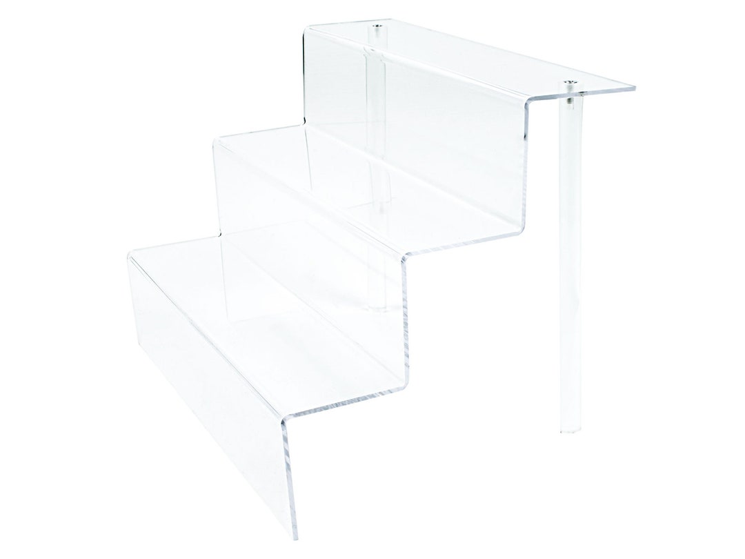 Acrylic 3-step Riser: Collectibles Display Stand, Fits Ikea Detolf - Etsy