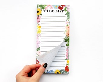 To Do List Desk Pad, To Do Today, Desk Planner, Weekly Agenda, Notepad, Desk Organiser, Memo Pad, Organisation, floral notepad, gift idea