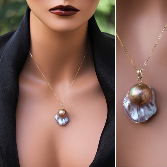 Rare Gifts, Unique and Rare Pearl, Natural Blue Pearl, Big