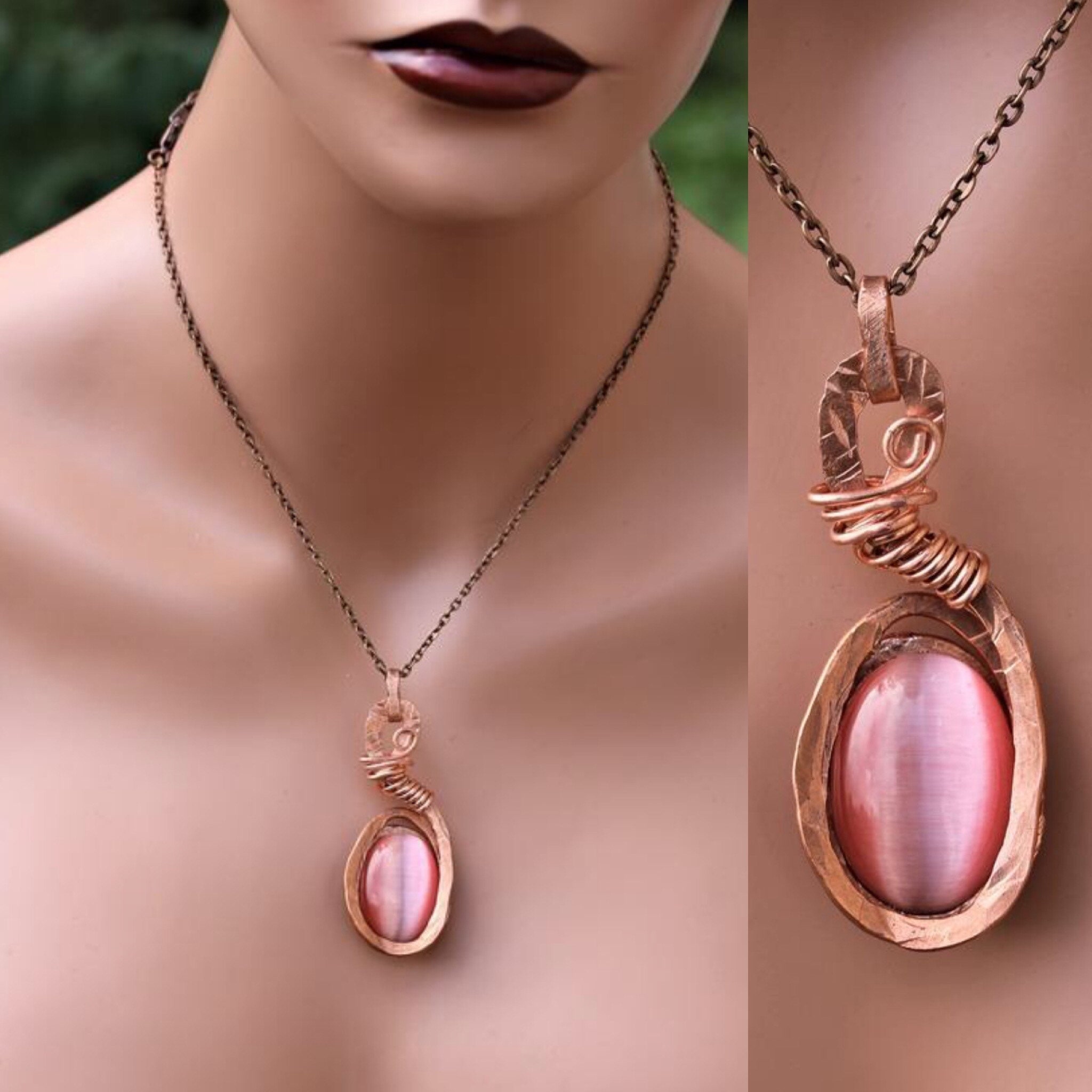 Hammered Copper Jewelry Copper Jewelry Hammered Jewelry Etsy Polska