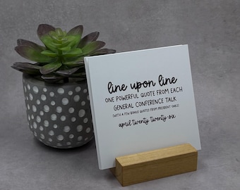 LDS General Conference Quote Cards - April 2026