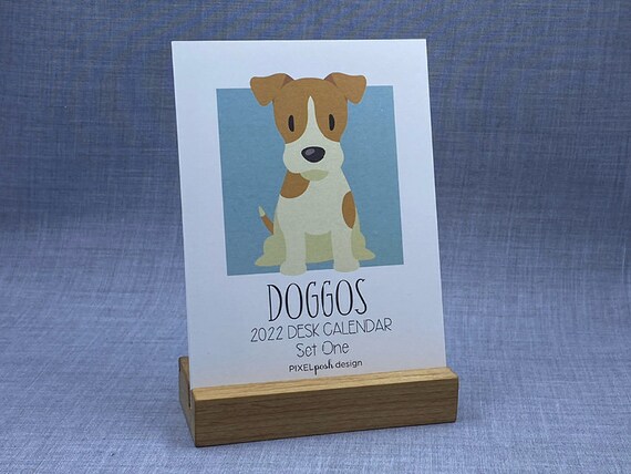 2022 Desk Calendar Dogs Desk Calendar 2022 Desk Calendar | Etsy