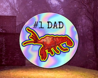 The #1 DAD sticker (2 inch size)