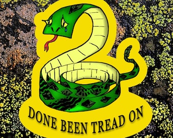 Done Been Tread On-  3 inch Vinyl Sticker