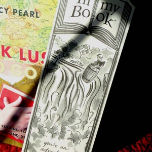 ADVENTURE greeting card bookmark