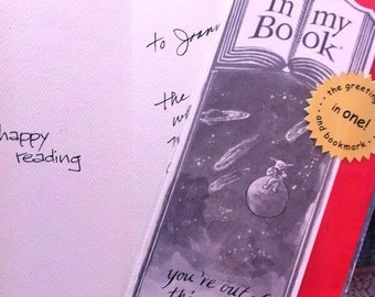 OUT of THIS WORLD greeting card bookmark