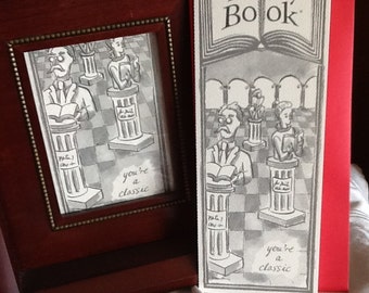 CLASSIC greeting card bookmark