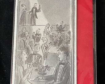 WINNER greeting card bookmark