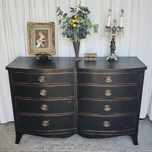 Black Drexel Dresser - Etsy