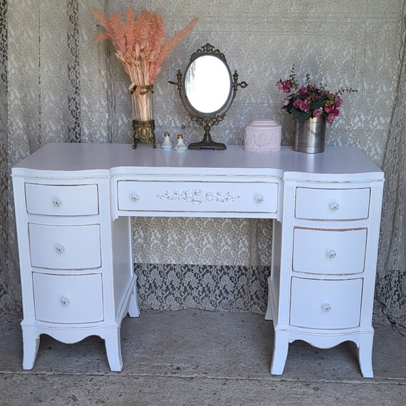 Vintage Vanity Table Vintage Desk Circa 1940's Duncan Etsy