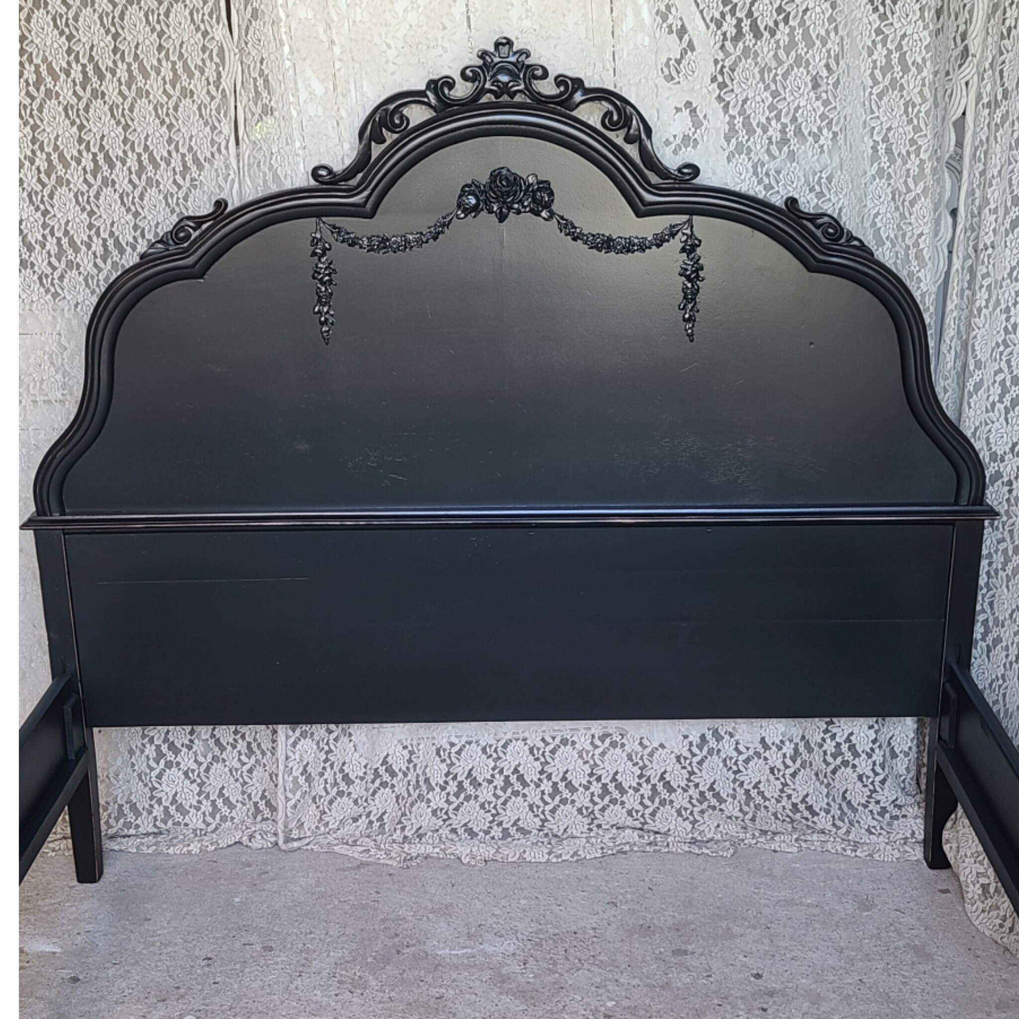 Vintage Full Bed Frame Circa 1930's Parisian Style Bed Etsy