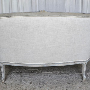 Vintage French Style Settee, Love Seat, Circa 1930s, Newly Reupholstered, image 8