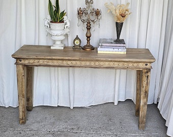 Wooden  Neo classical Console Table,  Entry table, walnut Sofa Table, Sideboard Table