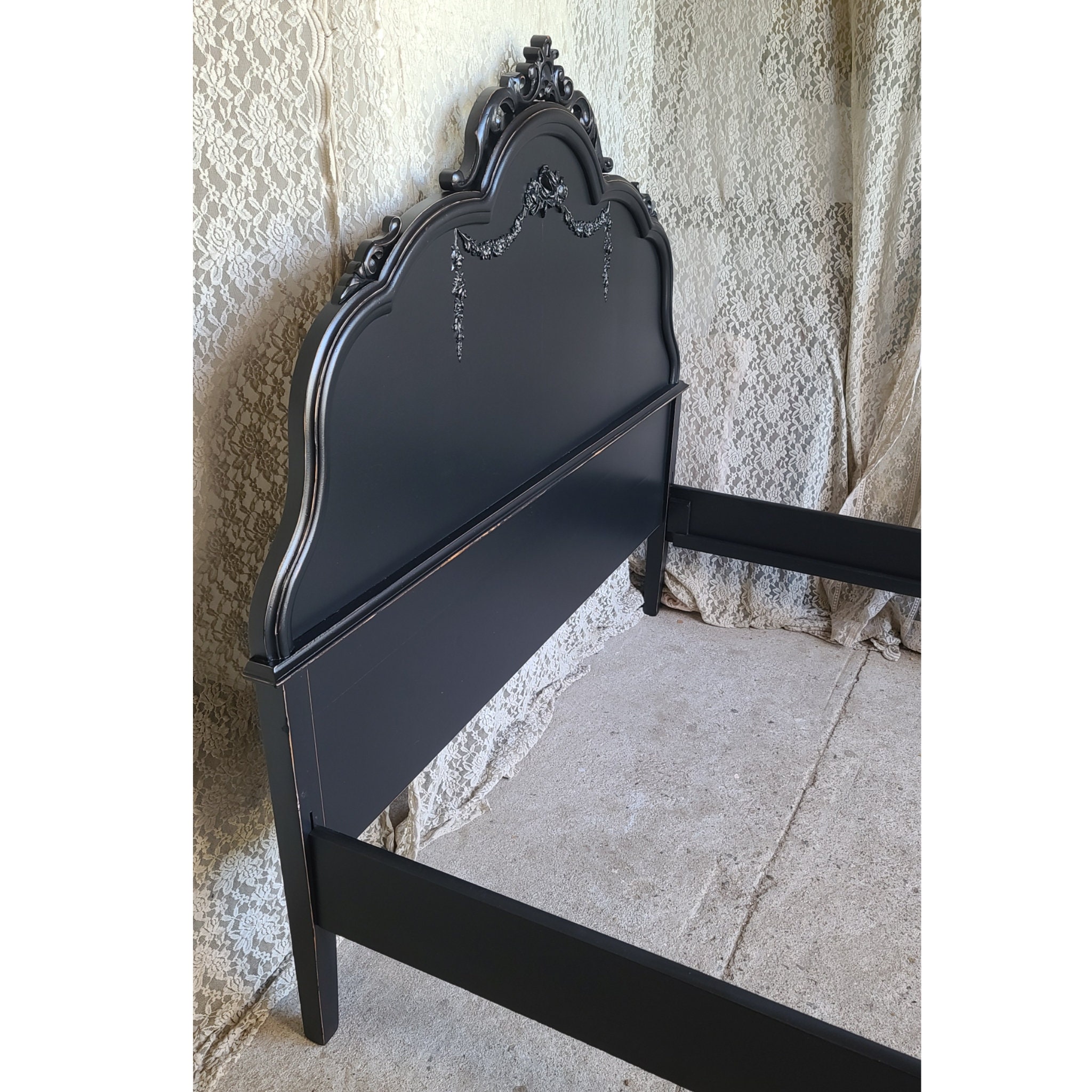 Vintage Full Bed Frame Circa 1930's Parisian Style Bed Etsy