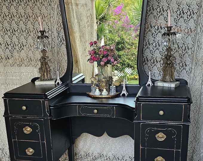 Vintage Vanity Dressing Table Circa 1930's Paris Etsy