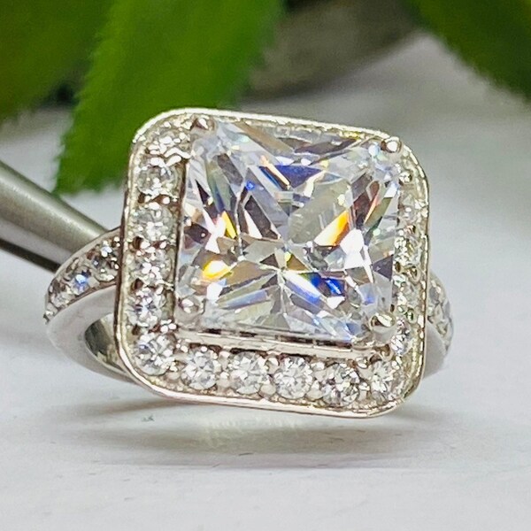 White Topaz Ring - Etsy